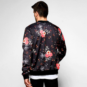 WAGSAM SPORTS Chaqueta Bomber Personalizada de Moda Hip Hop para Hombre, Diseño Personalizado, Estilo Urbano, Invierno - Product Image 2