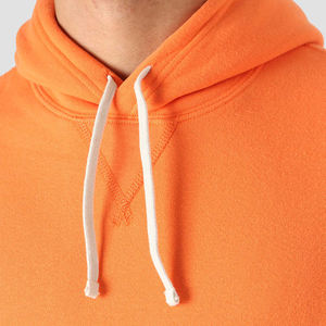Venta caliente invierno cálido sudaderas con capucha de gran tamaño para hombres 100% algodón Color sólido térmico nueva llegada diseño OEM mantenido - Product Image 6