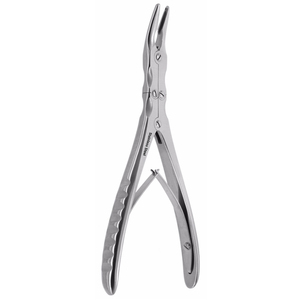 Quirúrgico Beyer Bone Rongeurs 2mm 15cm Doble acción Curvo Alemán Acero inoxidable Bone Rongeur Fórceps Venta al por mayor Tarifa OEM - Product Image 6