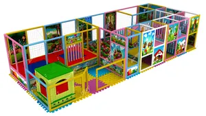 High Quality Customizable Mixed Colour Certified Indoor Softplay Playground Equipment Large Size Ball Pool