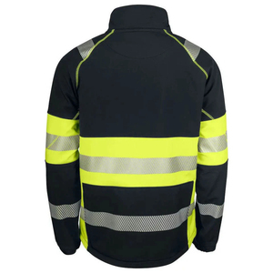 Veste de sécurité extérieure personnalisable pour les travailleurs de la construction avec plusieurs poches Vêtements de travail haute visibilité avec logo personnalisé en gros - Product Image 2