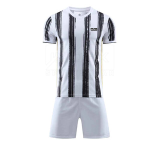 Camiseta de fútbol de poliéster 100% de alta calidad, conjuntos de uniformes de fútbol de Club personalizables, kit de camiseta con nombre de jugador con servicio OEM - Product Image 1