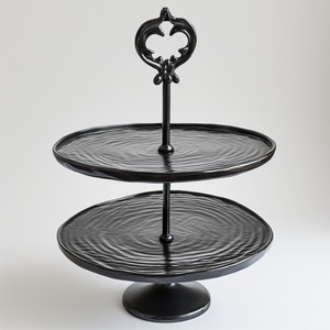 Handcrafted Decorative Brass Finish Metal Cake <b>Stand</b> With Elegant Detailing Ideal For Traditional Wedding And Modern Celebration - Product Image 1