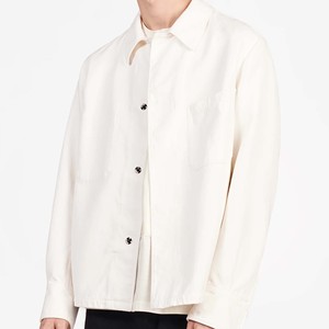 Chaqueta de invierno de algodón 100% de alta calidad, cómodo diseño de logotipo personalizado, ropa de trabajo informal recortada, chaqueta de lluvia de lona para hombres - Product Image 5