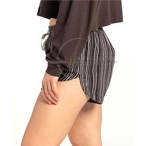 Pantalones cortos informales de alta potencia para mujer, transpirables, de cintura alta, con logotipo personalizado, ligeros, precio al por mayor, para uso en exteriores - Product Image 2