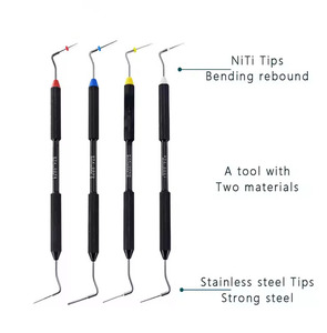 เครื่องมือทันตกรรมปลายสแตนเลสปลั๊กเสียบมือทันตกรรมคลองรากฟันแนวตั้ง - Product Image 2