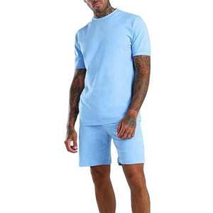 Conjunto Deportivo Corto de Algodón para Hombre, Personalizado, de Pakistán, Nueva Moda 2026, Logotipo Personalizado, Ropa Deportiva de Verano, Camiseta y Pantalones Cortos para Hombre - Product Image 6