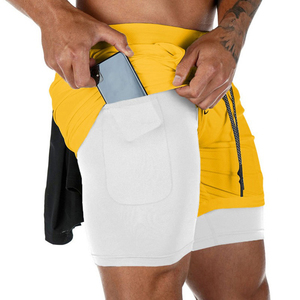 High Street Design Men's Gym Shorts Comfortable Worsted Fitness Wear Customizable Logo Solid <b>Running</b> Board Factory-Made Shorts - Product Image 3