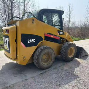 Used CAT 246C Japan Original High Quality Wheel SkidSteer Loader Mini Wheel Loader Caterpillar Skid <b>Steer</b> Loader Wholesale Price - Product Image 1