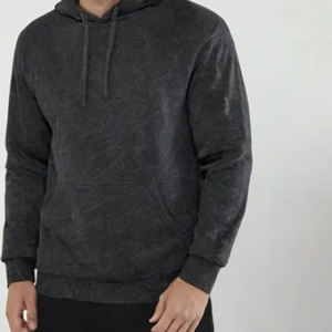 Sudadera con Capucha Extra Grande de Felpa de Algodón para Hombre, Otoño e Invierno 2026, Informal, a la Moda, Personalizada, Bordada, Lavada al Ácido, Cálida, con Cierre - Product Image 6