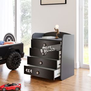 Table tout-terrain en bois aggloméré noir démonté en Offre Spéciale de 18 mm pour enfants expédition rapide vers tous les pays pour une utilisation dans la chambre à coucher - Product Image 5