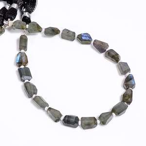 Natural Labradorite Nugget Shape Beads Strands <b>String</b> 7x9mm Loose Gemstone Beads Lot for Jewelry <b>Bracelet</b> Making in Bulk Price - Product Image 6