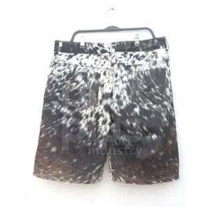 กางเกงขาสั้นหนังวัวแท้คุณภาพพรีเมียมแบบลำลองรักษ์โลกสำหรับใส่ในชีวิตประจำวัน - Product Image 4