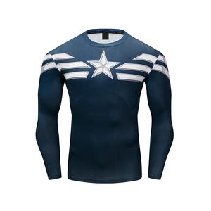 2023 plus populaire hommes BJJ Rash Guard Compression Fitness chemise pour musculation MMA Gym serré T-Shirts conception respirante - Product Image 1