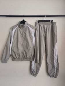 Conjunto de chándales cortavientos de alta calidad personalizados de diseñador Youth Essentials de talla grande para yoga, conjunto de chándales cortavientos de 2 piezas para hombre - Product Image 3