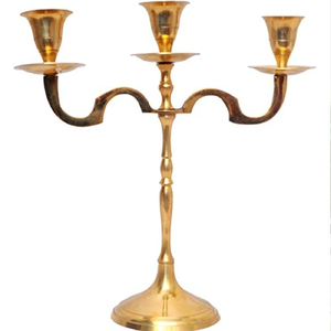 Latón Judío Religioso Acabado en oro Clásico Menorah Hanukkah Jewish Menorah 7 Arm Menorah 9 Arm Hanukkah Venta al por mayor Precio barato - Product Image 2