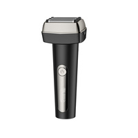 Rasoir électrique sans fil à 5 lames pour hommes, rasoirs électriques pour le visage des hommes, rasoir à grille pour hommes pour poils épais, utilisation humide/sèche
