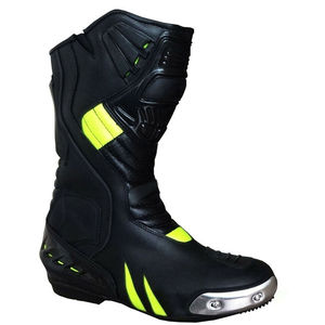 Botas de Motocicleta al por Mayor para Hombre, Impermeables, Transpirables, de Cuero, Zapatos Deportivos, Botas Largas de Tobillo para Motociclismo - Product Image 5