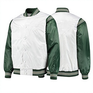 High Quality Custom Made Blank Wool Crew Neck Winter <b>Hip</b> Hop Front Logo Breathable Eco-Friendly Heated Reversible Jacket Men's - Product Image 1