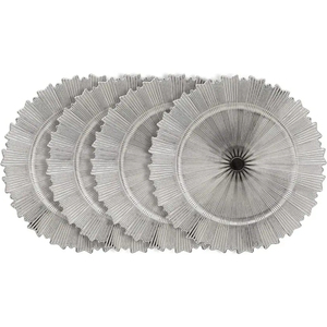 Assiettes décoratives de haute qualité Table pièce maîtresse chargeur napperons vaisselle de luxe assiettes de chargeur à un prix abordable - Product Image 5