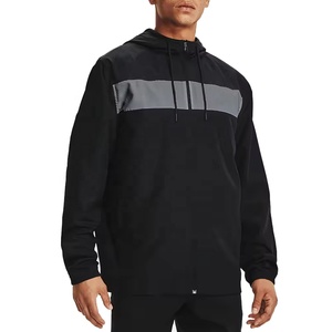 Ropa Deportiva al por Mayor, Ropa de Entrenamiento, Fitness, Gimnasio, Anorak con Capucha Personalizado, Impermeable Estándar - Product Image 1