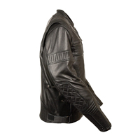 Veste de moto pour homme en cuir respirant à manches longues, personnalisable avec impression couleur, séchage rapide, logo personnalisé, vente en gros disponible