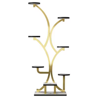 Support à fleurs en fer forgé, étagère à plantes moderne, pots à fleurs multi-niveaux, présentoir métallique pour plantes, jardinières pour la maison