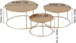 Soporte Metálico para Tartas, Diseñado para Exhibir Postres en Celebraciones y Ofrecer una Servicio Estable - Product Image 5