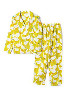 Conjunto elegante de ropa de descanso de primavera y verano para mujer, Camisa cómoda de manga corta y pantalones cortos para ropa de dormir - Product Image 2