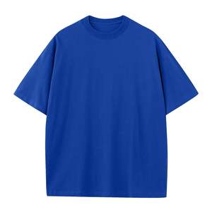 Stock de t-shirt surdimensionné vintage personnalisé pour hommes pour le printemps été lourd 100% coton coupe ample style décontracté Design vierge - Product Image 1