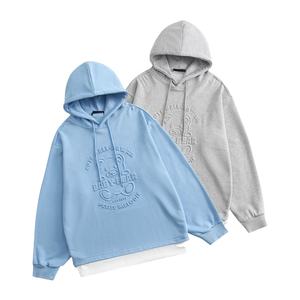 Wholesale Men's Clothing Best Quality Heavy Weight OEM Custom 3D Embossed Printing Xxxxl Men's <b>Hoodies</b> - Product Image 2