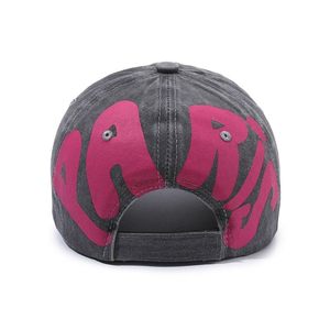 Distressed Washed Hat Custom Logo Embroidery Ready Wholesale Bulk <b>Cap</b> Blank <b>Vintage</b> Distressed <b>Cap</b> - Product Image 4