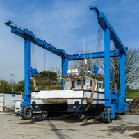 Grue de levage de bateau de 100T à 1000T, grue de levage marine pour la manutention des yachts et des chantiers navals