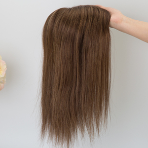 ท็อปเปอร์ผมคนยุโรปแบบใหม่สำหรับผมบางผมสีบาลายาจวาดสองชั้นรูปทรงลูกแพร์ความหนาแน่นต่ำ - Product Image 2