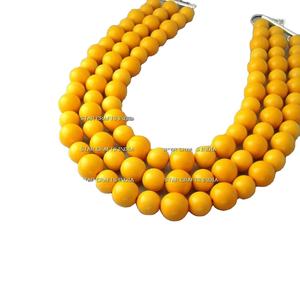 Cuentas de resina de Color Étnico promocional forma natural joyería Bohemia gargantilla collar de cuentas joyería hecha a mano - Product Image 1