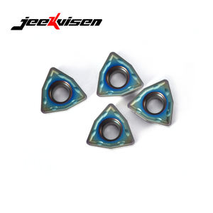 เม็ดมีดกลึงเคลือบใหม่ WCMT050308-SF JS115P สำหรับงานตัดคาร์ไบด์ ใช้กับเครื่อง CNC - Product Image 1