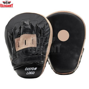 2025 guantes de enfoque de boxeo curvo almohadillas MMA Kick Boxing Martial Thai Kick Pad Material de cuero de alta calidad Focus Pad - Product Image 4