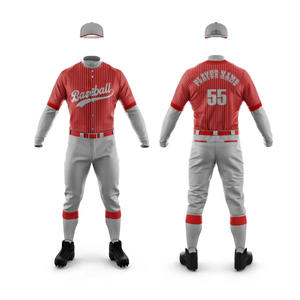 ชุดเครื่องแบบเบสบอลสำหรับทุกเพศชุดพิมพ์ดิจิตอลระบายอากาศได้ดี - Product Image 4