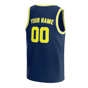 Maillot de basket-ball pour homme en tissu respirant en maille de polyester pour le jour du match, maillot de basket-ball pour homme avec fonction d'évacuation de l'humidité - Product Image 3