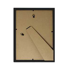 Juego de 2 Marcos de Madera para Cuadros de 14.8 x 21 cm, Negros, Decorativos, para Pósteres DIN A5, Decoración de Escritorio y Hogar, Grabados - Product Image 2