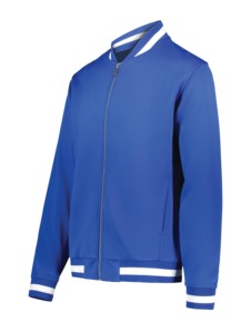 Veste Varsity bleue pour homme Chicago pour Bulls Motif coeur crocheté pour Chicago pour Bulls Jacket - Product Image 3