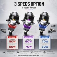 Projecteur de phare LED à faisceau long pour voiture, mise à niveau des feux de voiture, Focos LED pour auto, lentille Biled 3 pouces, projecteur Bi-LED 160W/ensemble