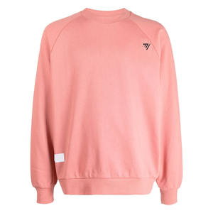 Nouveau dernier design classique col rond sweat tenue de tous les jours respirant couleur unie sweat uni - Product Image 1