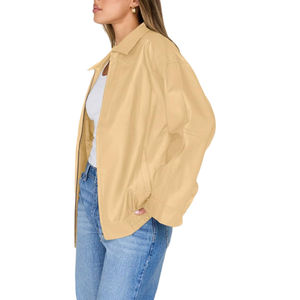 Chaqueta de Cuero para Mujer, Diseño Único y Popular, Chaquetas de Cuero para Mujer, Diseño OEM con Logotipo, Chaqueta de Cuero Genuino para Mujer en Nurak - Product Image 3