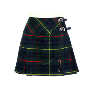 Kilt escocés tradicional Highland vestido tradicional Kilts faldas a cuadros Scottish Highland tradicional negro reloj tartán kilt - Product Image 1
