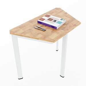 Meubles de bureau modernes de style Lego en 4 pièces MDS001 avec pieds ovales en fer et plateau de table - Product Image 4