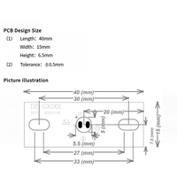 Plaque photosensible à rétroéclairage haute luminosité, carte à courant constant, écran LCD LED TV, vente d'usine, composant électronique