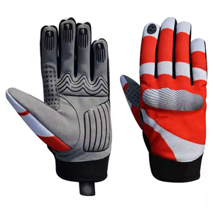 Gants de course MX personnalisés avec des doigts entiers Gants en tissu pour motocyclette de motocross fabriqués au Pakistan - Product Image 3