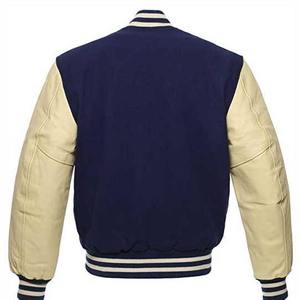 Chaqueta Varsity de Lana Transpirable de Secado Rápido, Estilo Urbano, Alta Calidad, Manga Larga, Servicio OEM, Logotipo Frontal, Invierno - Product Image 3
