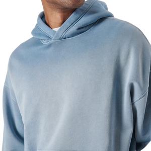 Sweat à capuche délavé style streetwear pour homme, toucher doux pour un confort quotidien, sweats à capuche délavés pour homme - Product Image 3